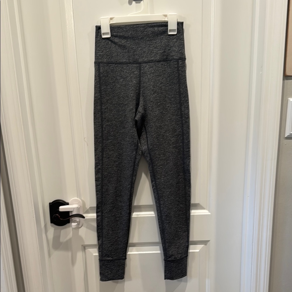 Aerie Gray High-Waisted Performance Leggings